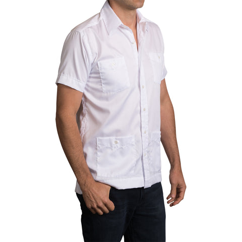 El Presidente Guayabera - White