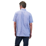 Carmel Hemingway Guayabera - Coral/Navy