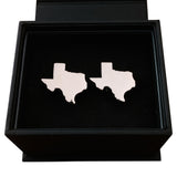 Silver Texas Cufflinks