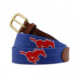 SMU Needlepoint Belt