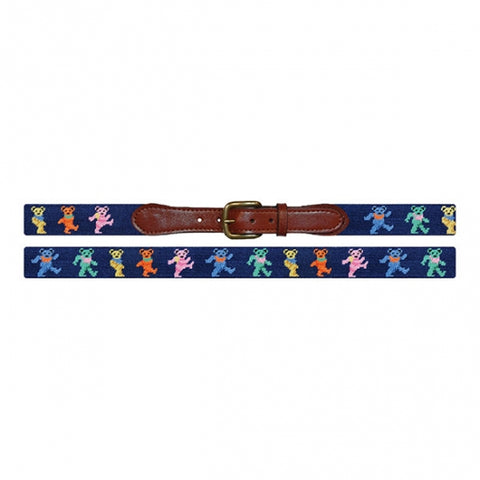 Dancing Bears Needlepoint Belt
