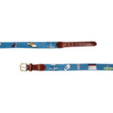 Smathers & Branson Golfer's Life Needlepoint Belt