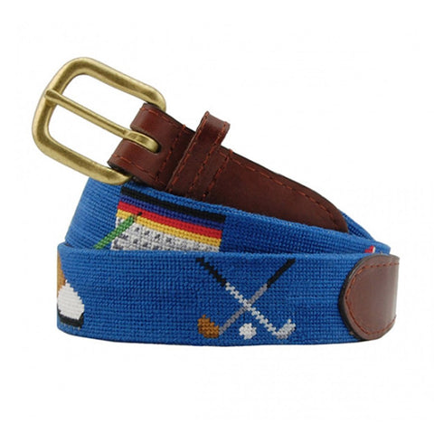 Golfer's Life Needlepoint Belt