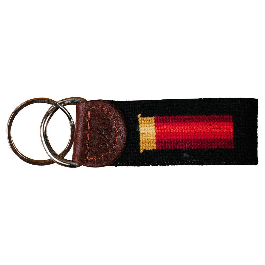Smathers & Branson Shotgun Shell Needlepoint Key Fob