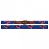 SMU Needlepoint Belt