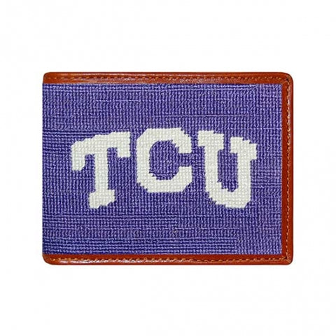 TCU Needlepoint Bi-Fold Wallet
