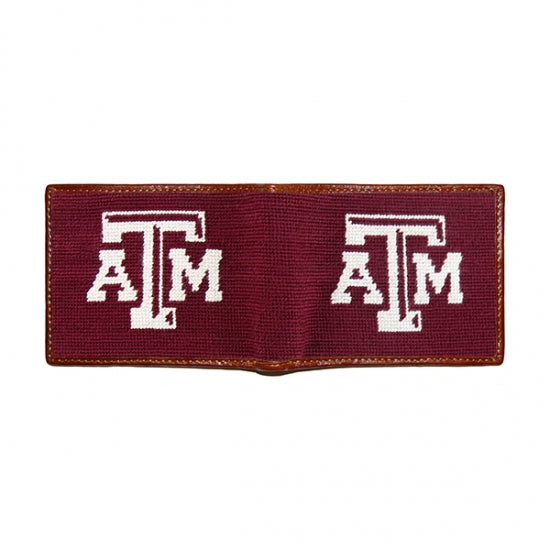 Texas A&M Needlepoint Bi-Fold Wallet