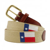 Texas Flag Needlepoint Belt