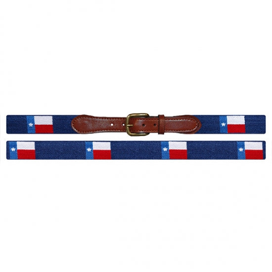 Texas Flag Needlepoint Belt