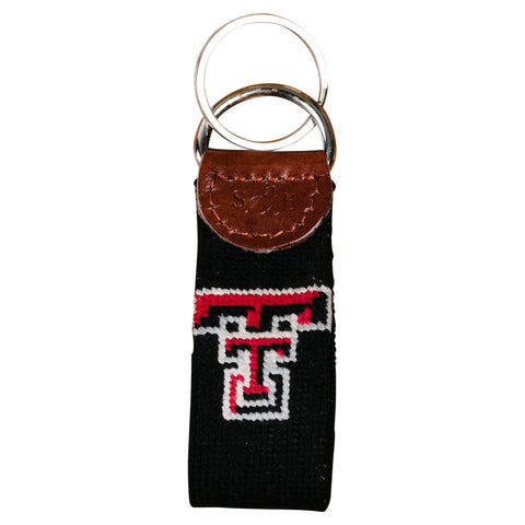 Texas Tech Needlepoint Key Fob