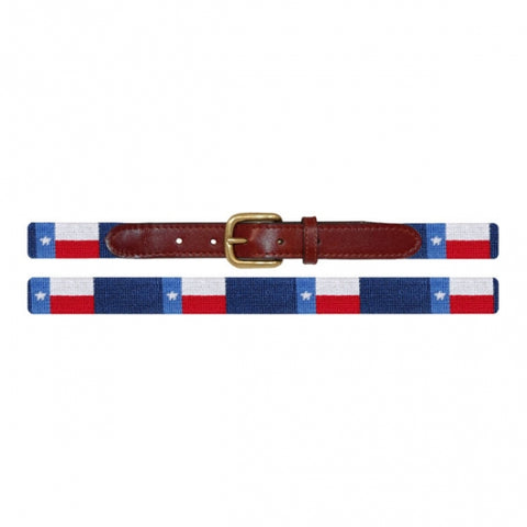 Texas Flag Children's Needlepoint Belt