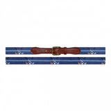 Smathers & Branson Crossed Clubs Needlepoint Belt