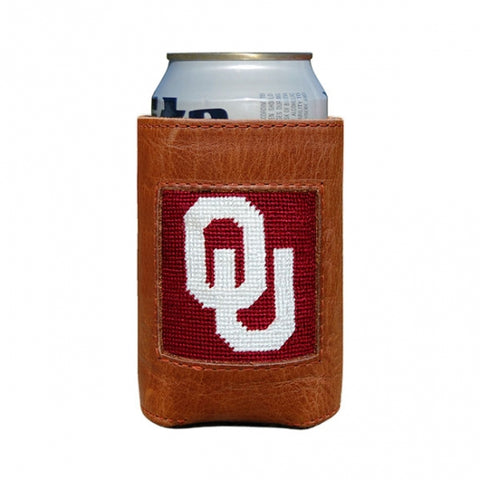 Oklahoma Needlepoint Can Cooler