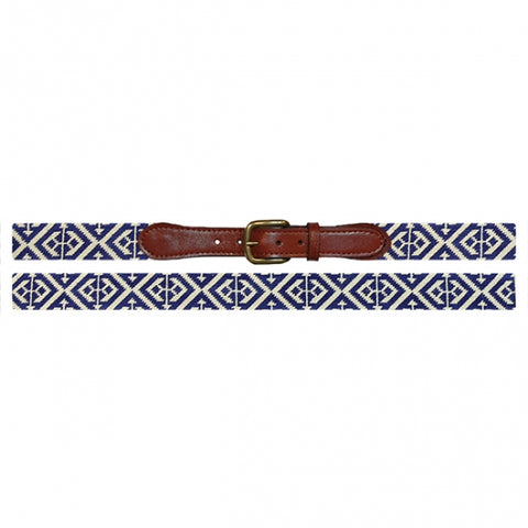 Scarsdale Needlepoint Belt - Navy