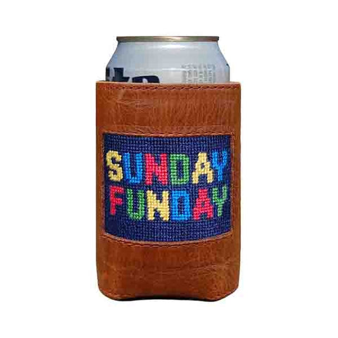 Sunday Funday Needlepoint Can Cooler