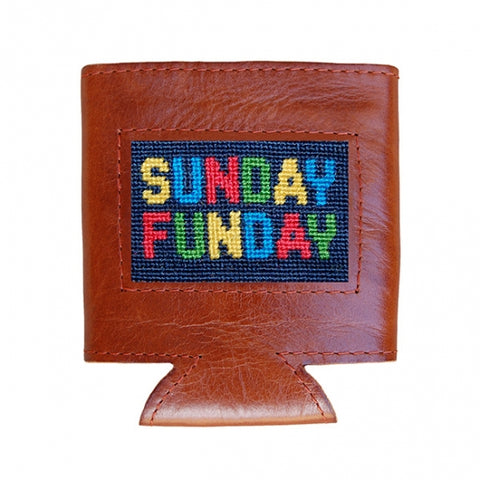 Sunday Funday Needlepoint Can Cooler