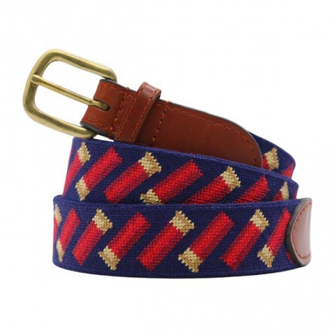 Shotshells Needlepoint Belt